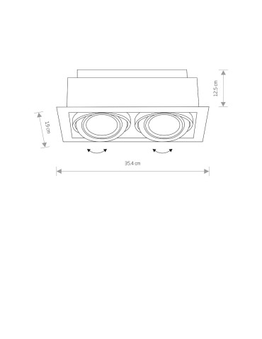 Nowodvorski DOWNLIGHT II Podtynkowa 2xGU10 ES111 Biały 9574 - produkt 2