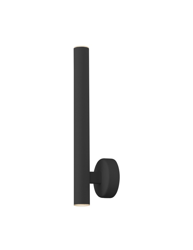 Kinkiety tuby - Zuma Line Loya Kinkiet Czarny/Black 2xLED 450lm 3000K 5W Czarny W0461-02B-P7P7 - produkt kolory-swiatla.pl 1