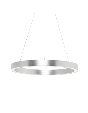 Zuma Line Carlo Lampa Wisząca Srebrna/Silver 1xLED 4000K 4000lm Srebrny PL200910-600-SL