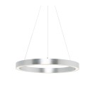 Lampy wiszące okręgi - Zuma Line Carlo Lampa Wisząca Srebrna/Silver 1xLED 4000K 2500lm Srebrny PL200910-400-SL - product 1