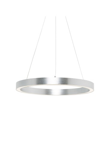 Zuma Line Carlo Lampa Wisząca Srebrna/Silver 1xLED 4000K 3200lm Srebrny PL200910-500-SL