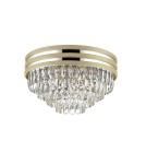 Lampy sufitowe z kryształami - Zuma Line Naica Lampa Sufitowa Złota/Gold 5xE14 Złoty Matowy C0525-05A-V6B5 - product 1