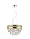 Zuma Line Naica Lampa Wisząca Złota/Gold 4xE14 Złoty Matowy P0525-04A-F4V6