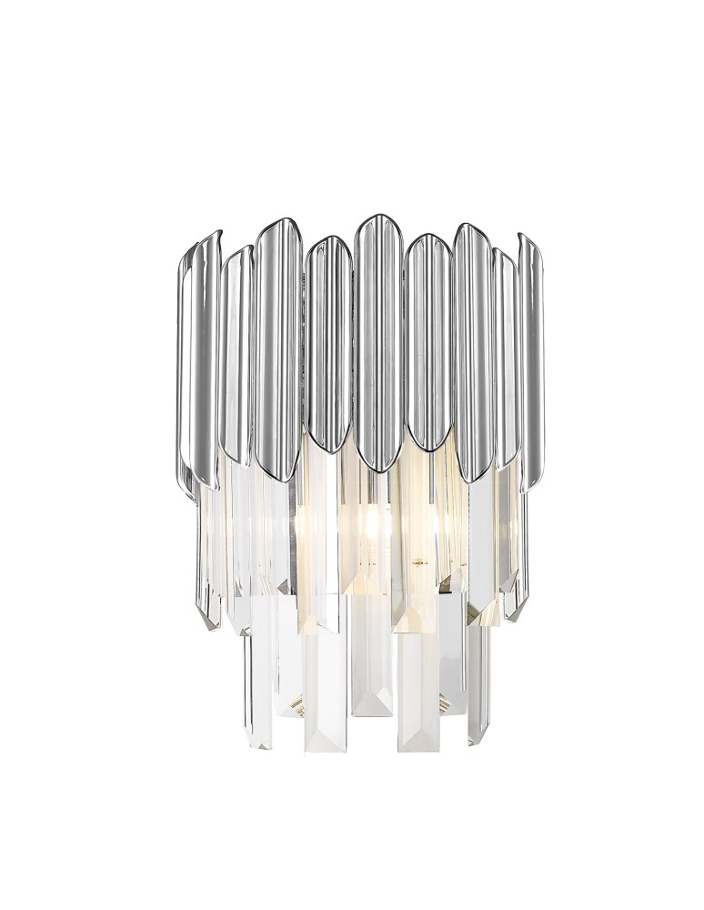 Kinkiety glamour - Zuma Line Gladius Kinkiet Chrome 1xG9 Chrom W0535-01B-B5AC - produkt kolory-swiatla.pl 1