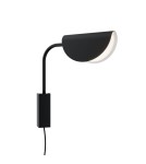 Kinkiety - Maytoni Mollis Ścienna G9 1x28W   Czarny  MOD126WL-01B - product 1