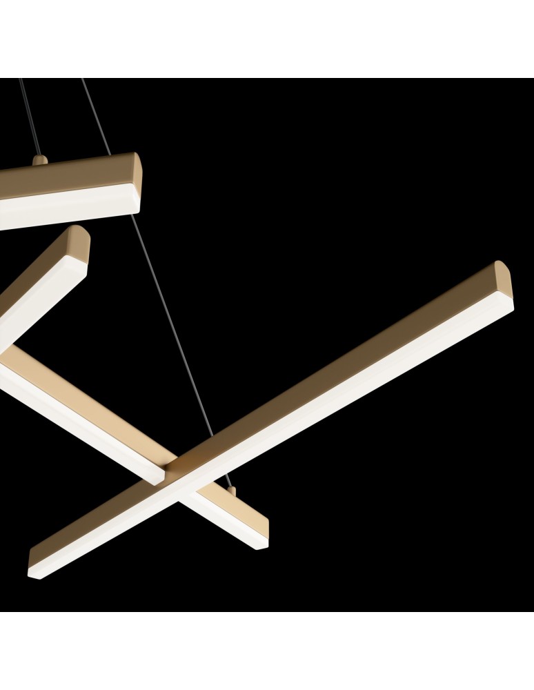 Maytoni Line Wisząca LED 75W 4000K 3500lm Złoty Matowy   MOD016PL-L75MG4K Maytoni Line Wisząca LED 75W 4000K 3500lm Złoty Matowy   MOD016PL-L75MG4K