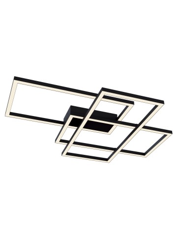 Maytoni Line LED 80W 3000K 3900lm sufitowa MOD015CL-L80B czarny
