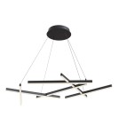 Lampy wiszące LED - Maytoni Line LED 75W 3000K 2600lm wisząca MOD016PL-L75B czarny - product 1