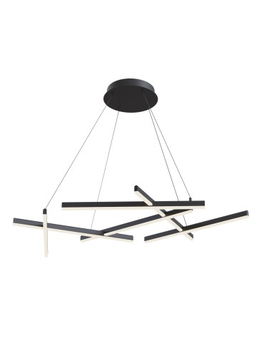 Maytoni Line LED 75W 3000K 2600lm wisząca MOD016PL-L75B czarny