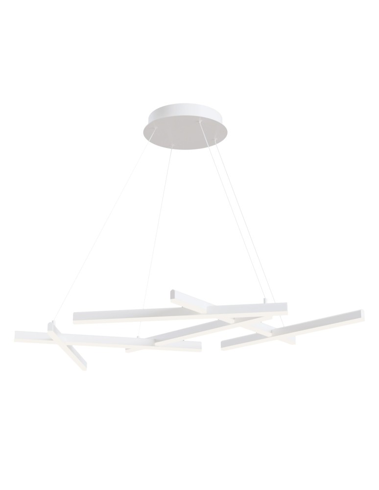 Maytoni Line LED 75W 3000K 2600lm wisząca MOD016PL-L75W biały Maytoni Line LED 75W 3000K 2600lm wisząca MOD016PL-L75W biały