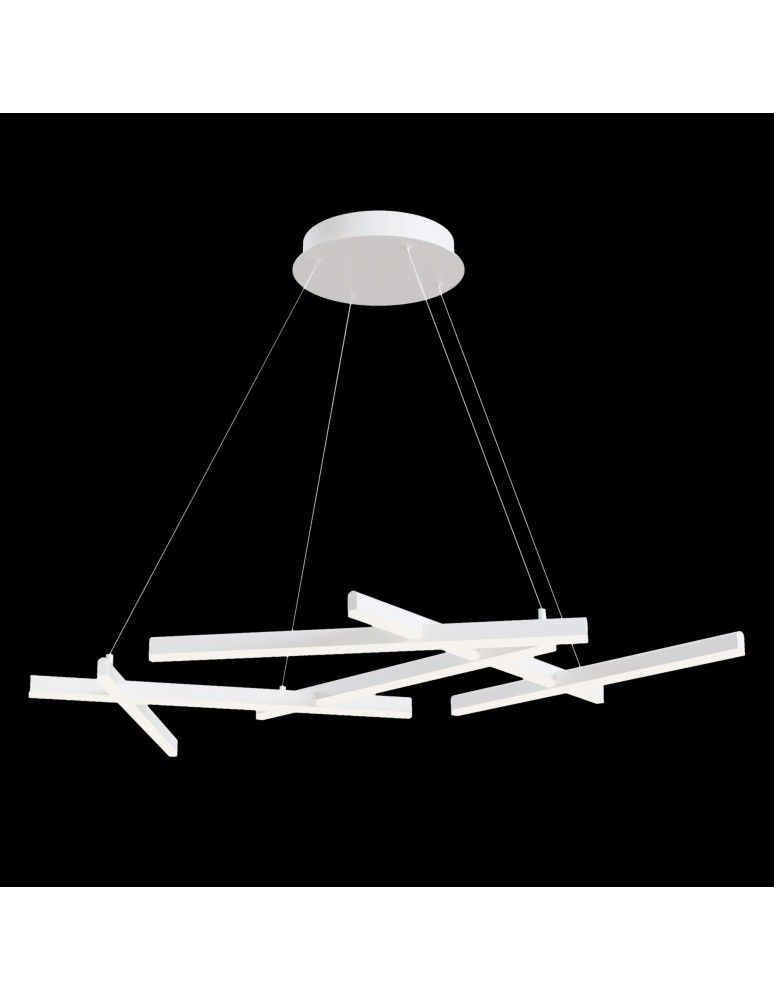 Maytoni Line LED 75W 3000K 2600lm wisząca MOD016PL-L75W biały Maytoni Line LED 75W 3000K 2600lm wisząca MOD016PL-L75W biały