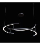 Lampy wiszące LED - Maytoni Line Wisząca LED 52W 4000K 2200lm Czarny  MOD054PL-L52B4K - product 2