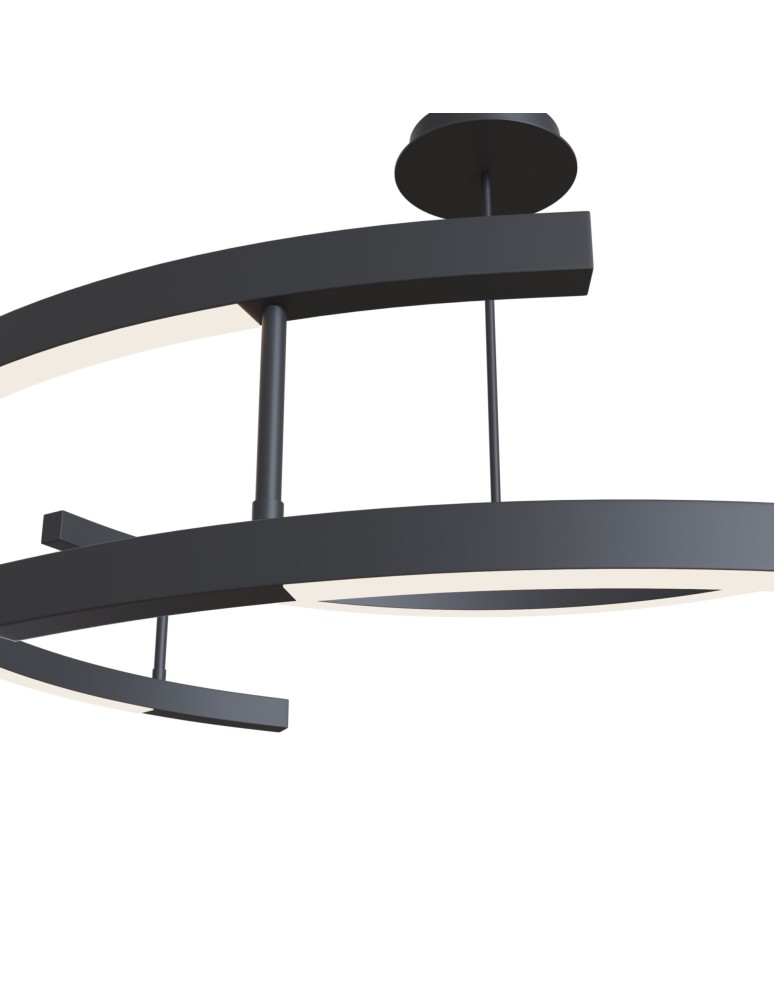 Lampy wiszące LED - Maytoni Line Wisząca LED 52W 4000K 2200lm Czarny  MOD054PL-L52B4K - product kolory-swiatla.pl 3