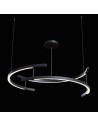 Maytoni Line Wisząca LED 52W 3000K 2000lm Czarny  MOD054PL-L52B3K