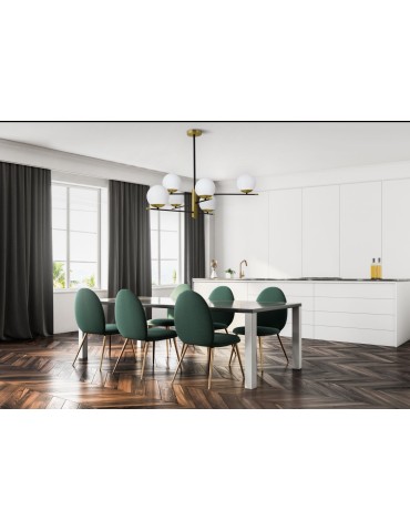 Maytoni Nostalgia 6xE14 40W wisząca MOD048PL-06G złoty mat - produkt 2