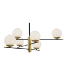 Lampy wiszące kule - Maytoni Nostalgia 6xE14 40W wisząca MOD048PL-06G złoty mat - product 3