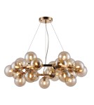 Lampy wiszące kule - Maytoni Dallas 25xG9 28W wisząca MOD548PL-25G złoty - product 1