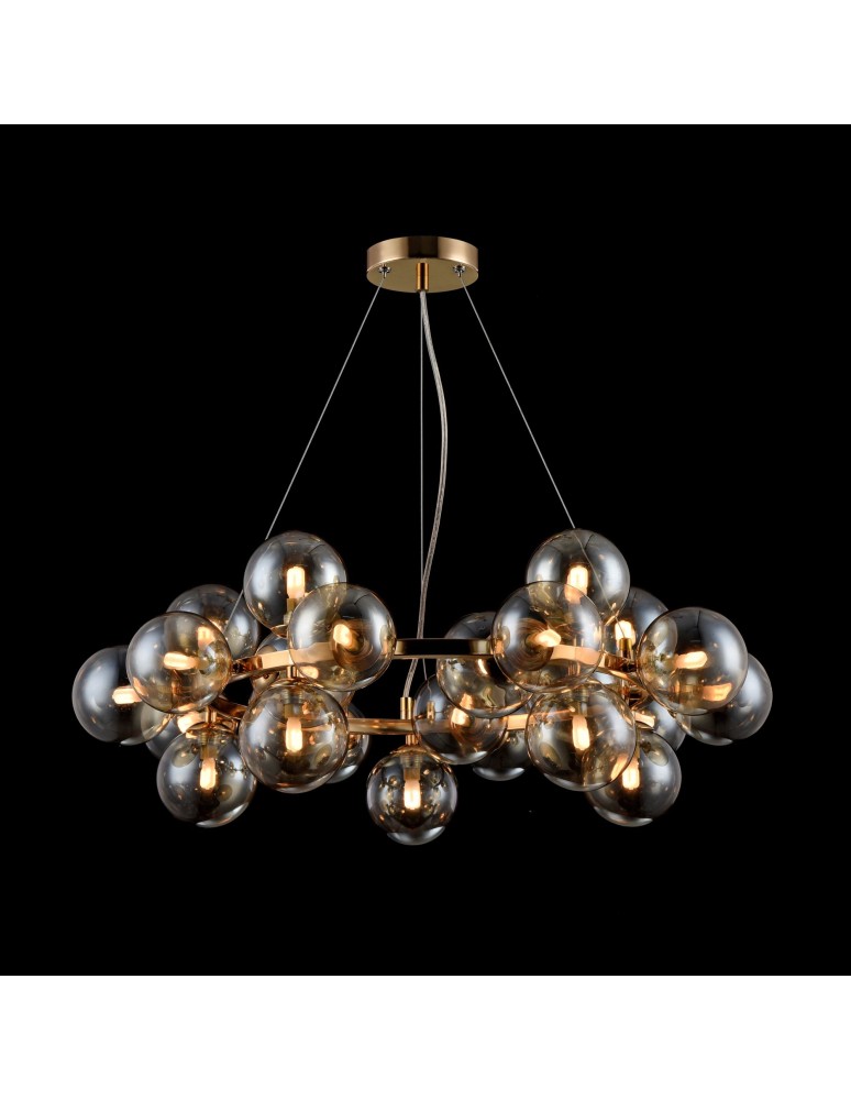 Maytoni Dallas 25xG9 28W wisząca MOD548PL-25G złoty