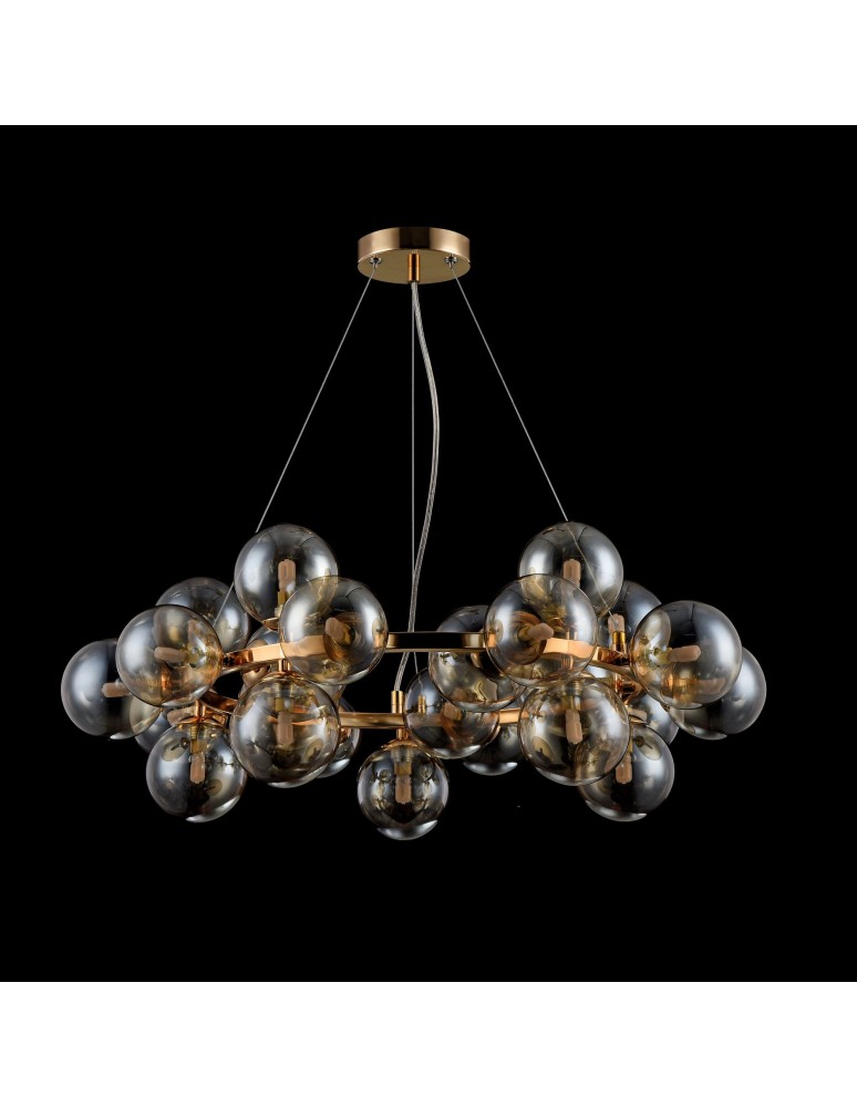 Maytoni Dallas 25xG9 28W wisząca MOD548PL-25G złoty