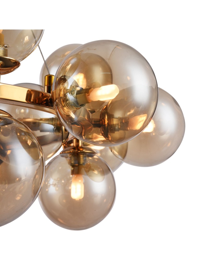 Maytoni Dallas 25xG9 28W wisząca MOD548PL-25G złoty