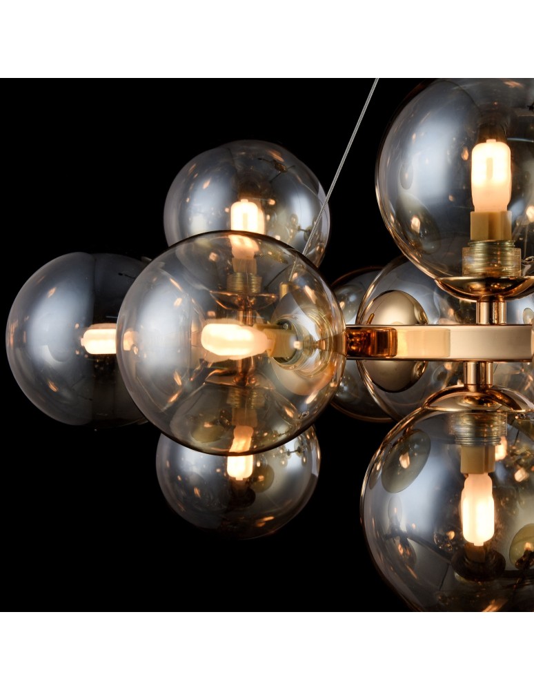 Maytoni Dallas 25xG9 28W wisząca MOD548PL-25G złoty