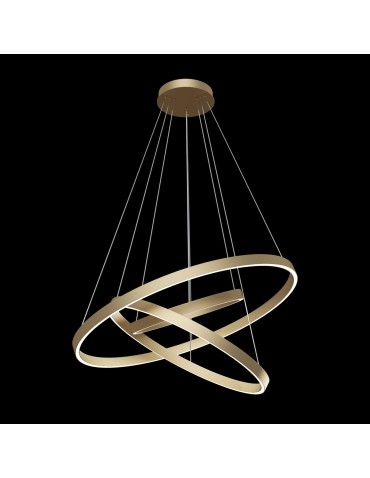 Maytoni Rim Wisząca LED 115.2W 3804K 6022lm Mosiądz  MOD058PL-L100BS4K - product 2