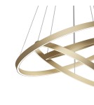 Lampy wiszące okręgi - Maytoni Rim Wisząca LED 115.2W 3804K 6022lm Mosiądz  MOD058PL-L100BS4K - product 5