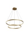 Maytoni Rim Wisząca LED 88.5W 3389K 3975lm Mosiądz  MOD058PL-L74BS4K