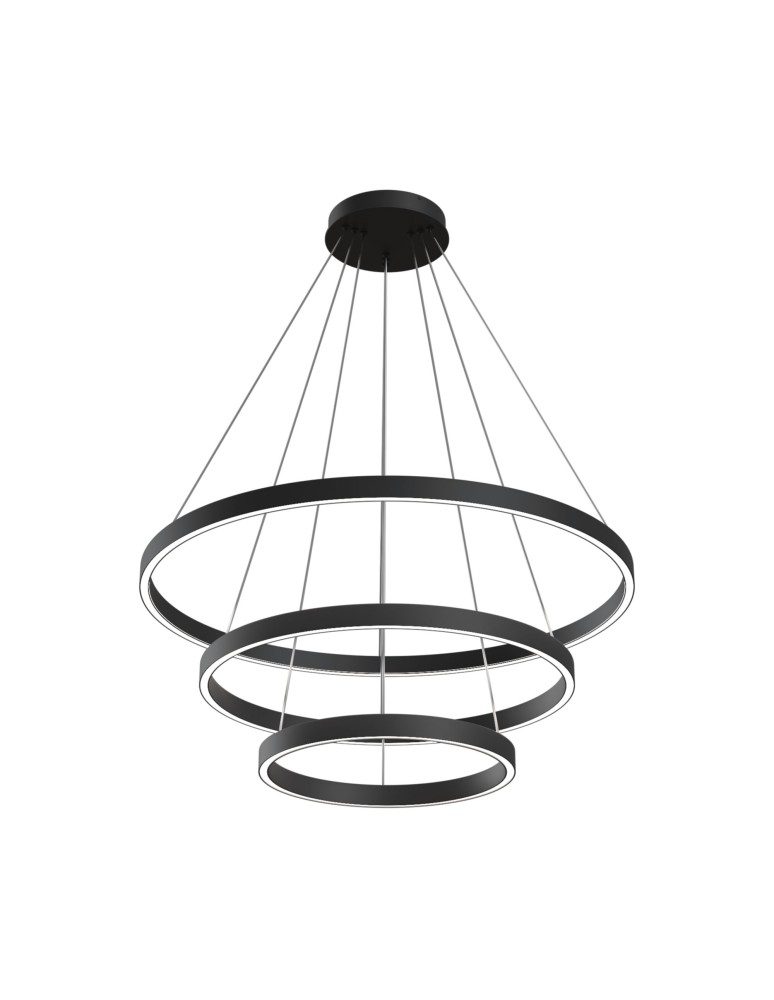 Maytoni Rim Wisząca LED 113.9W 3823K 3191lm Czarny MOD058PL-L100B4K Maytoni Rim Wisząca LED 113.9W 3823K 3191lm Czarny MOD058PL-L100B4K