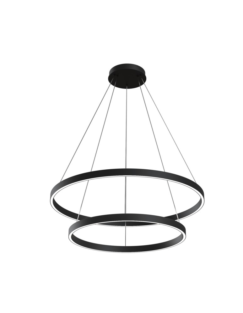 Maytoni Rim Wisząca LED 88.2W 3819K 2748lm Czarny  MOD058PL-L74B4K