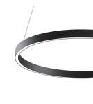 Lampy wiszące okręgi - Maytoni Rim Wisząca LED 38W 3732K 1283lm Czarny  MOD058PL-L32B4K - product 3
