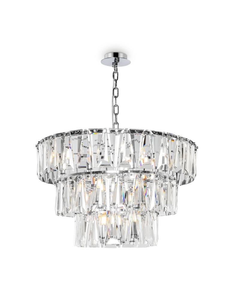 Maytoni Puntes Wisząca E14 18x40W   Chrom  MOD043PL-18CH