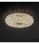 Lampy sufitowe z kryształami - Maytoni Broche 6xE14 60W sufitowa DIA902-06-N nikiel - product 1