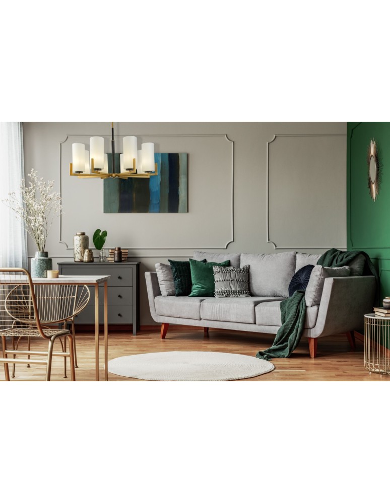 Maytoni Fortano Żyrandol E27 8x40W Mosiądz MOD089PL-08BS Maytoni Fortano Żyrandol E27 8x40W Mosiądz MOD089PL-08BS