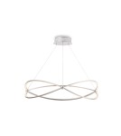 Lampy wiszące LED - Maytoni Weave Wisząca LED 55.8W 3000K 3400lm Nikiel  MOD062PL-L56CH3K - product 1