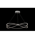 Lampy wiszące LED - Maytoni Weave Wisząca LED 55.8W 3000K 3400lm Nikiel  MOD062PL-L56CH3K - product 2