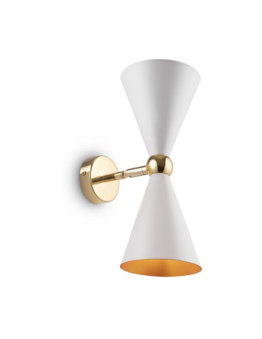 Maytoni Vesper Ścienna E14 2x40W   Biały  Złoty MOD108WL-02WG