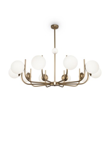 Maytoni Rendez-vous Wisząca E14 10x40W   Mosiądz  MOD109PL-10BS