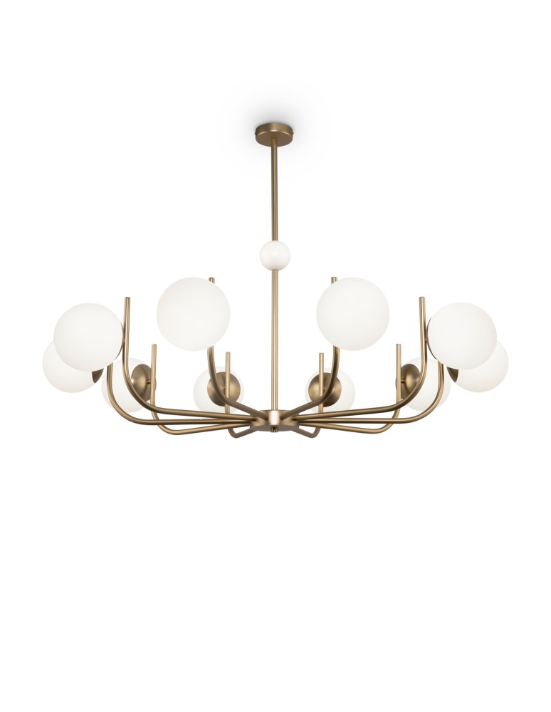 Maytoni Rendez-vous Wisząca E14 10x40W   Mosiądz  MOD109PL-10BS