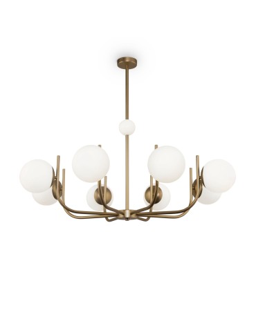 Maytoni Rendez-vous Wisząca E14 8x40W   Mosiądz  MOD109PL-08BS