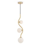 Lampy wiszące - Maytoni Uva Wisząca G9 3x28W   Złoty  MOD059PL-03G - product 1