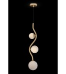 Lampy wiszące - Maytoni Uva Wisząca G9 3x28W   Złoty  MOD059PL-03G - product 2