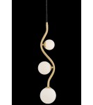 Lampy wiszące - Maytoni Uva Wisząca G9 3x28W   Złoty  MOD059PL-03G - product 3