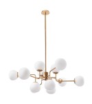 Lampy wiszące kule - Maytoni Erich 12xE14 40W żyrandol MOD221-PL-12-G mosiądz - product 3