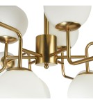 Lampy wiszące kule - Maytoni Erich 12xE14 40W żyrandol MOD221-PL-12-G mosiądz - product 4