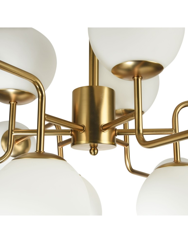 Maytoni Erich 12xE14 40W żyrandol MOD221-PL-12-G mosiądz