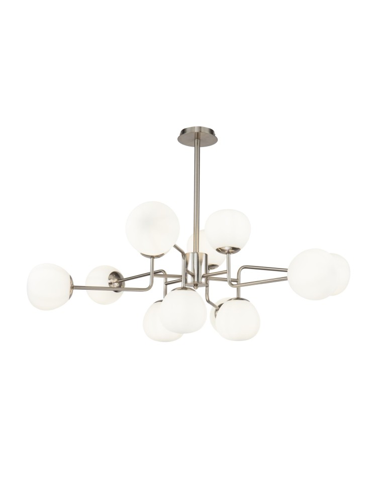 Maytoni Erich 12xE14 40W żyrandol MOD221-PL-12-N nikiel