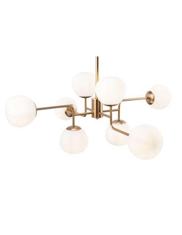 Maytoni Erich 8xE14 40W żyrandol MOD221-PL-08-G mosiądz