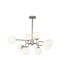 Lampy wiszące kule - Maytoni Erich 8xE14 40W wisząca MOD221-PL-08-N nikiel - product 1