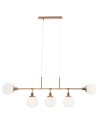 Maytoni Erich 5xE14 40W wisząca MOD221-PL-05-G mosiądz